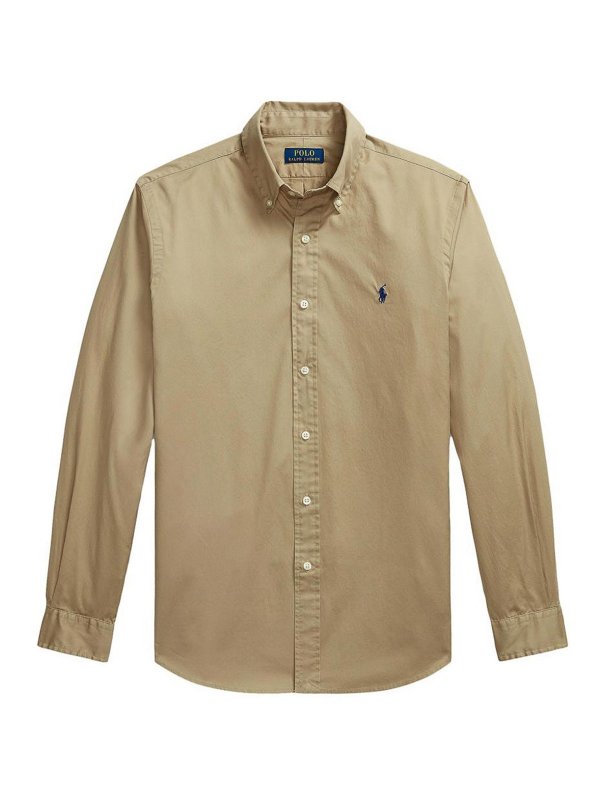 POLO RALPH LAUREN: camicie - Camicia Marrone