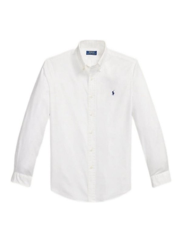 POLO RALPH LAUREN: polo shirts - White Shirt With Polo Pony Logo