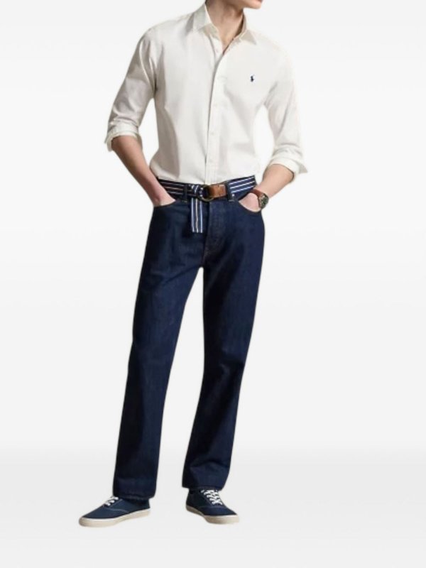 POLO RALPH LAUREN: polo shirts online - White Shirt With Polo Pony Logo