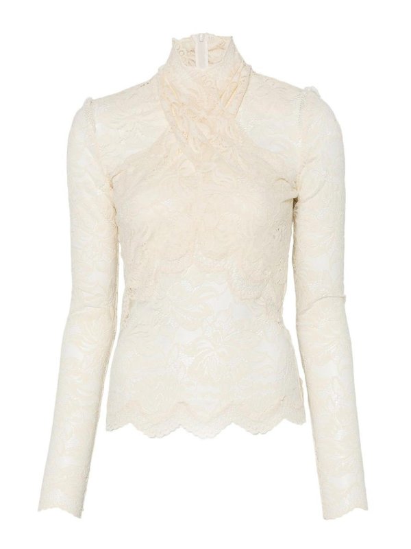 RABANNE: T-shirts - T-Shirt - Blanc