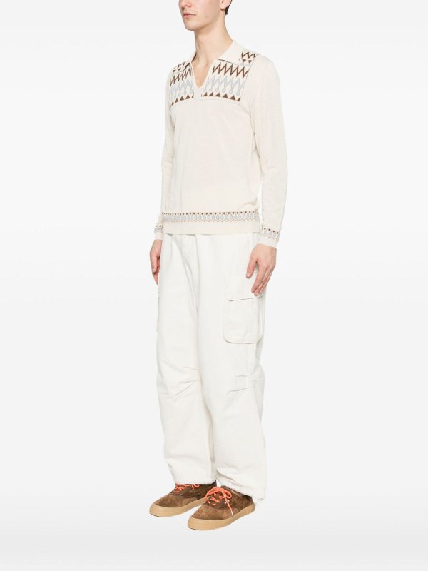 Poloshirt - Weiß Replica 
online: RAKK