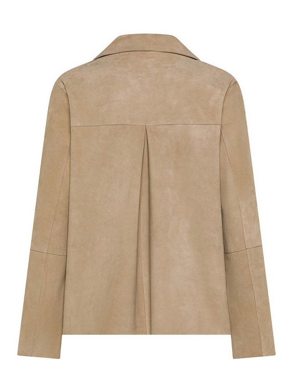 SEVENTY: Chaquetas de cuero online - Chaqueta De Cuero - Marrón