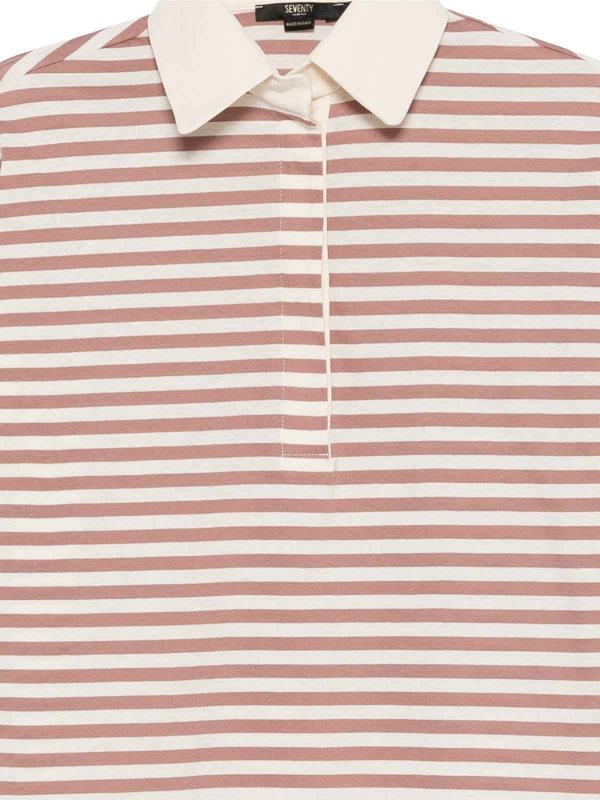 The Best Shops SEVENTY: polo - Polo in cotone a righe