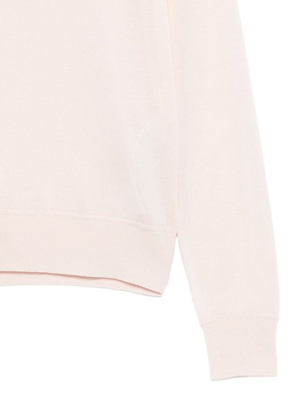 The Best Shops SEVENTY: Strickpullover mit Rundhalsausschnitt - Rundhalspullover - Nude