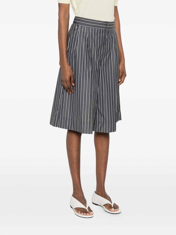 Bermuda in cotone rigato hennÃ© Replica 
online: SOEUR