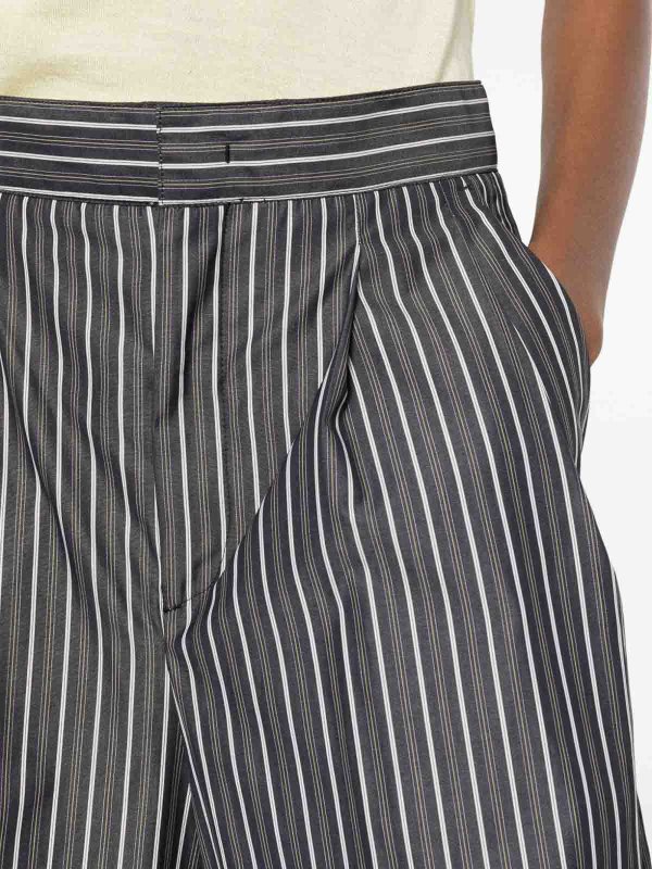 SOEUR buy online Bermuda in cotone rigato hennÃ©