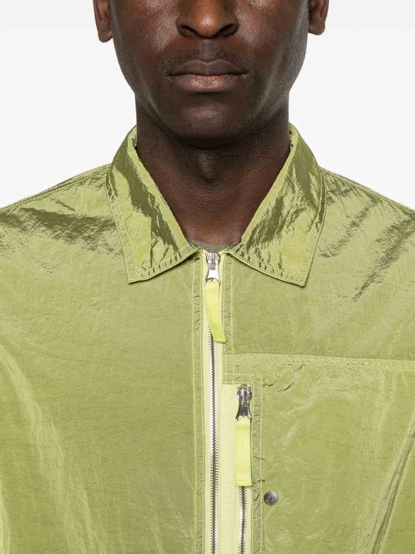 Giacca-camicia verde Replica 
online: STONE ISLAND