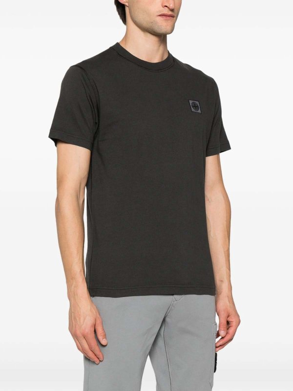 STONE ISLAND: T-shirts online - T-Shirt - Gris
