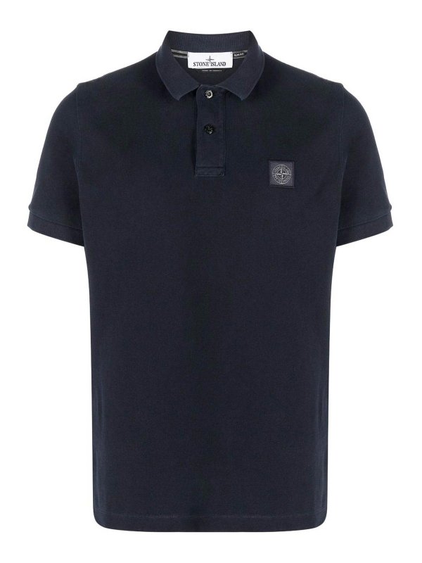 STONE ISLAND: Poloshirts - Poloshirt - Blau