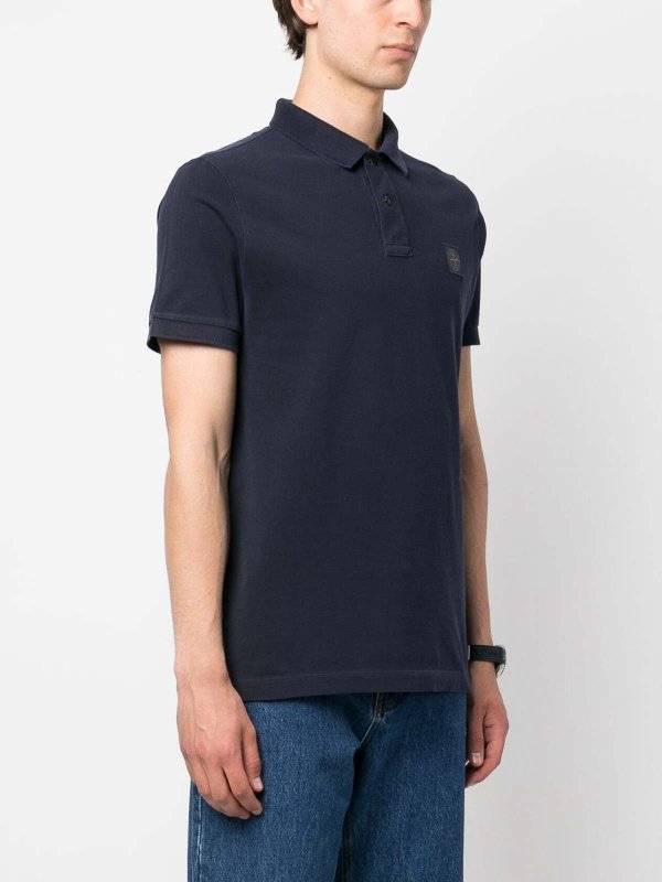 The Best Shops STONE ISLAND: Poloshirts - Poloshirt - Blau