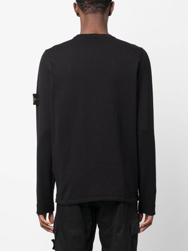 The Best Shops STONE ISLAND: Pull col rond - Pull Col Rond - Bleu