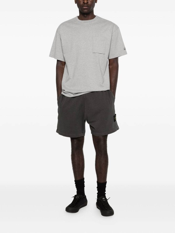 ショートパンツ - グレー Replica 
online: STONE ISLAND