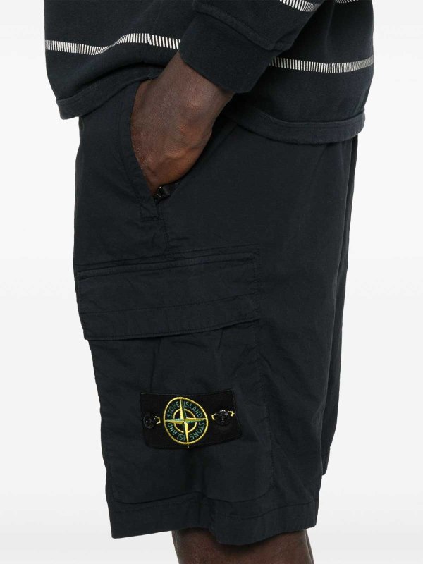 STONE ISLAND: トラウザーショーツ online - ショートパンツ - ブルー