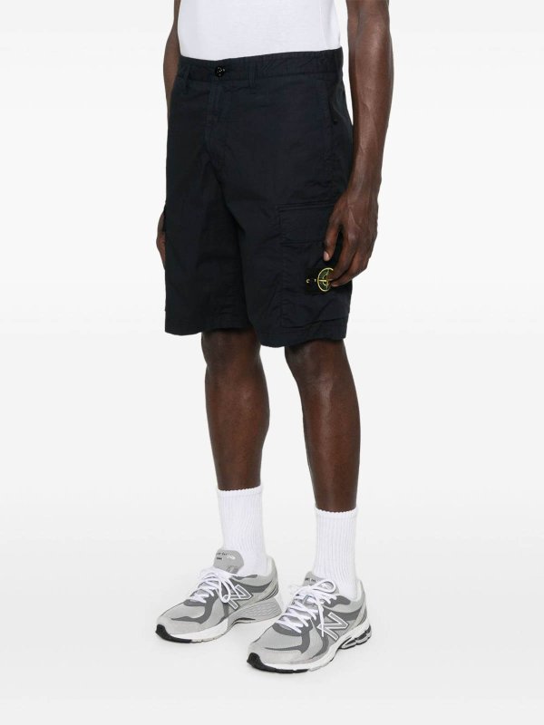 ショートパンツ - ブルー Replica 
online: STONE ISLAND