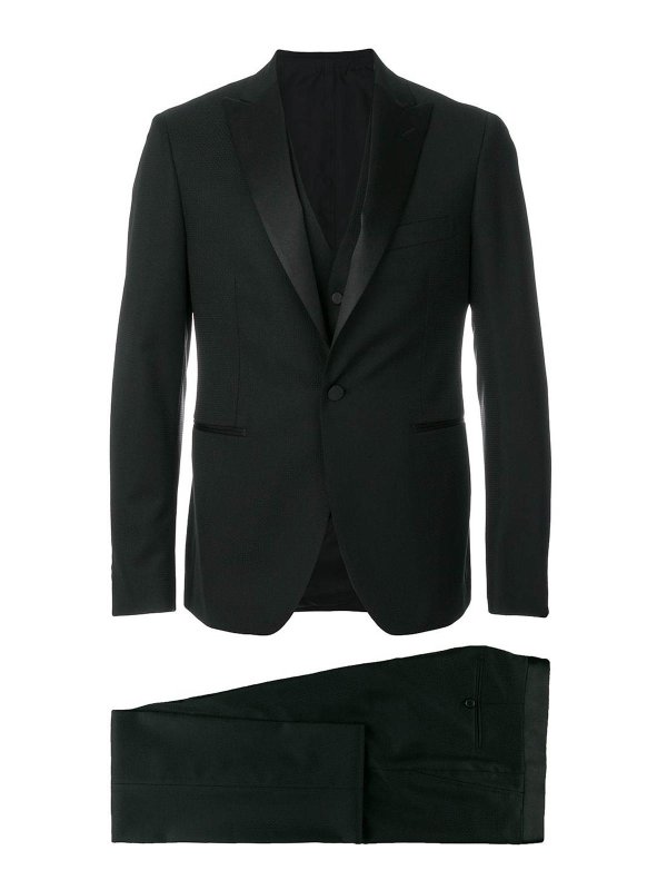 TAGLIATORE: カジュアルスーツ - カジュアルスーツ - 黒