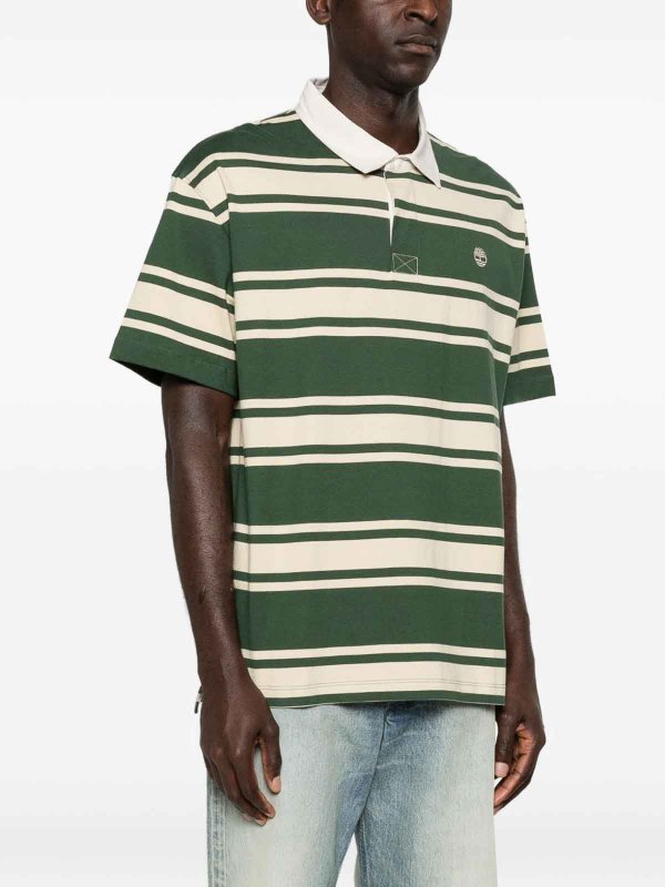 Green Striped Polo Shirt With Logo Replica 
online: TIMBERLAND