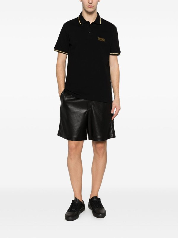 VERSACE JEANS: Polos  online - Polo - Noir