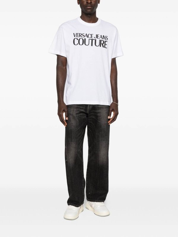 Tシャツ - 白 Replica 
online: VERSACE JEANS