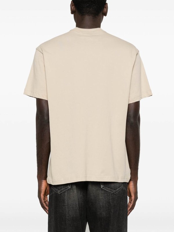 T-Shirt In Beige Cotton Replica 
online: VERSACE JEANS