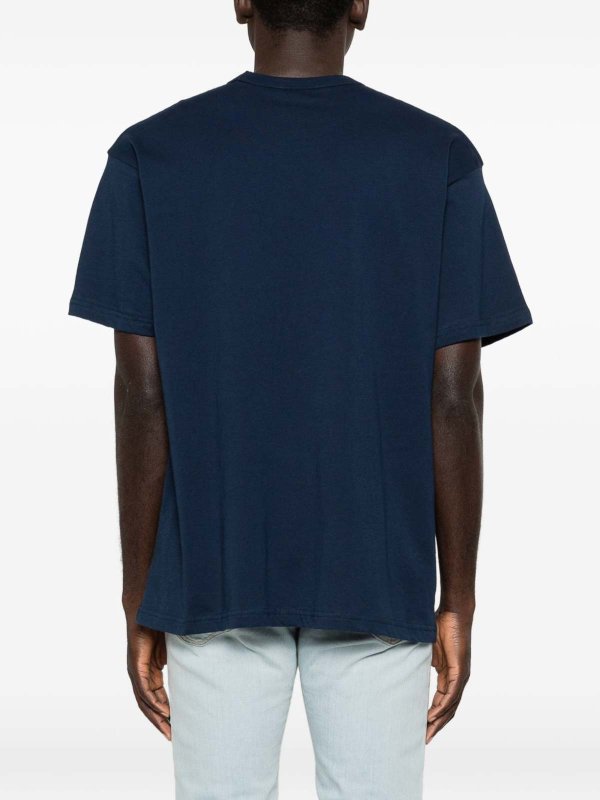 Rundhalspullover - Blau shop online: VERSACE JEANS