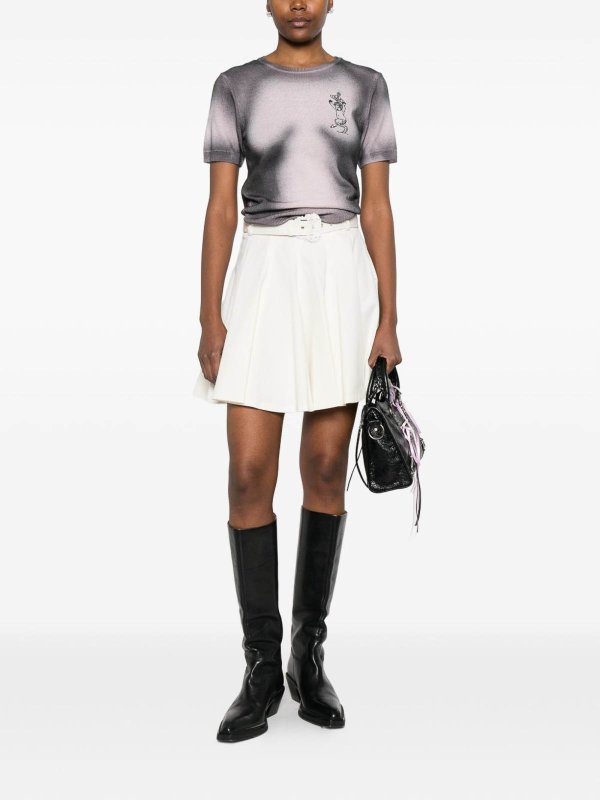 VERSACE JEANS: ミニスカート online - ミニスカート - クリーム