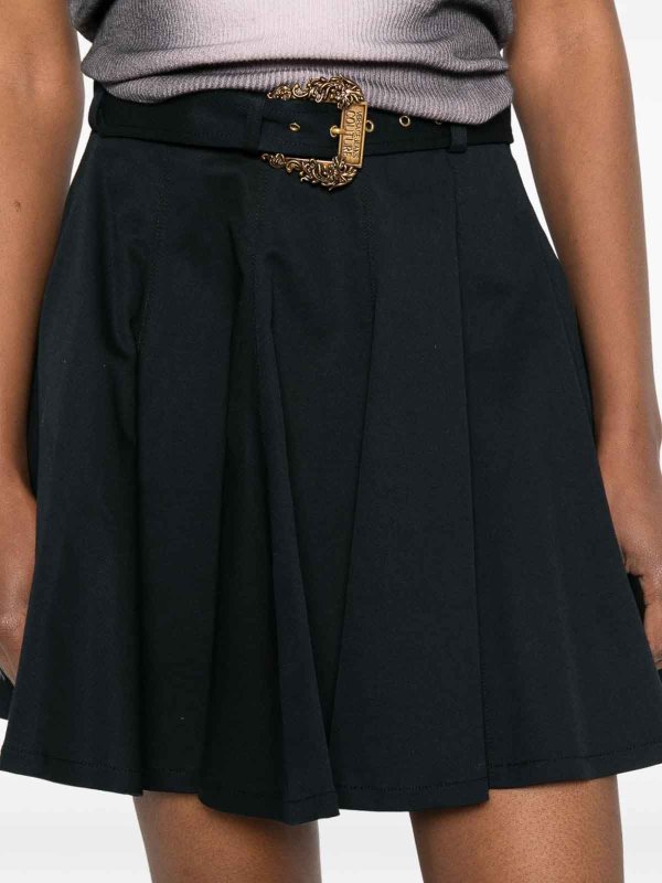 VERSACE JEANS: ミニスカート online - ミニスカート - 黒