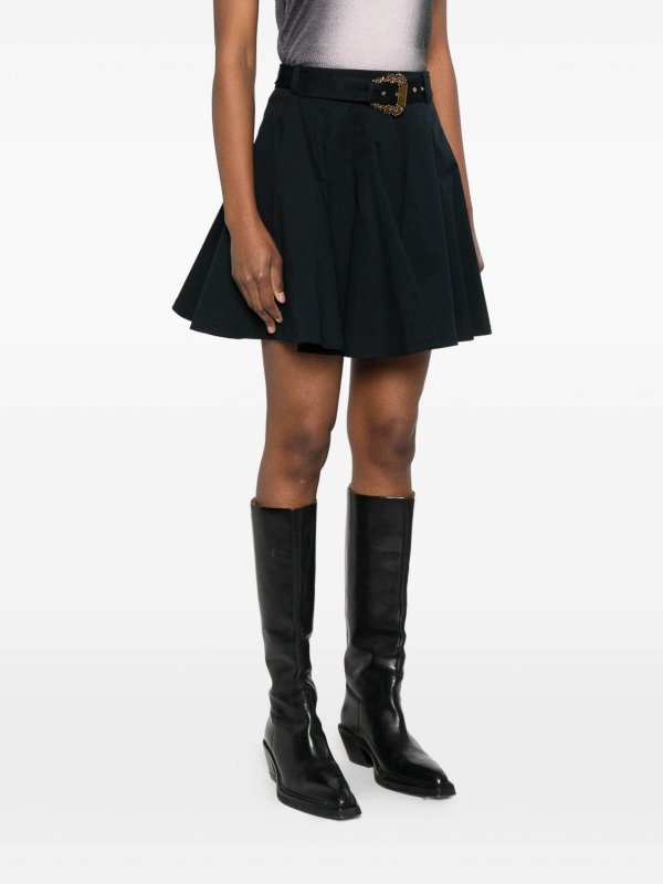 ミニスカート - 黒 Replica 
online: VERSACE JEANS