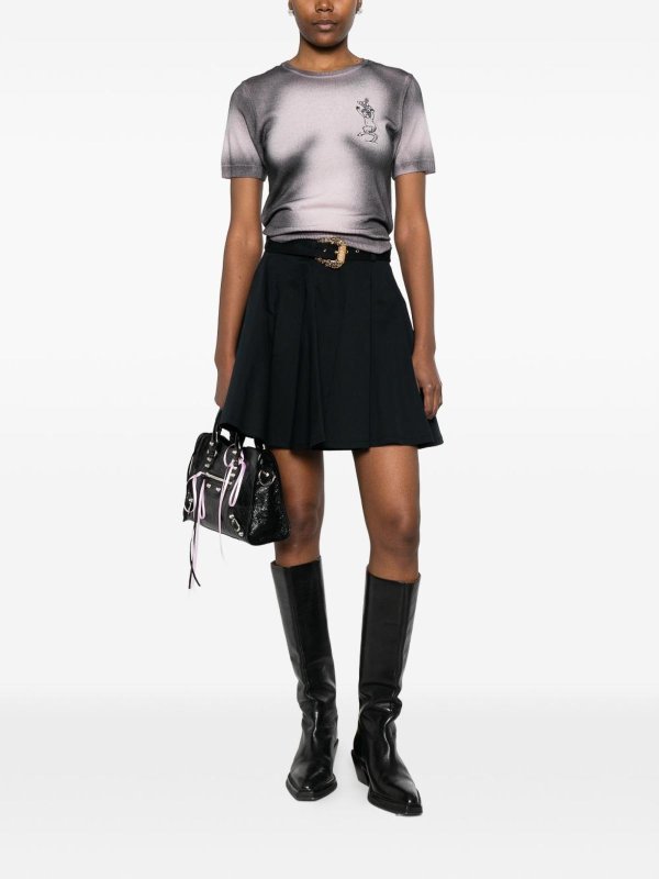 VERSACE JEANS buy online ミニスカート - 黒