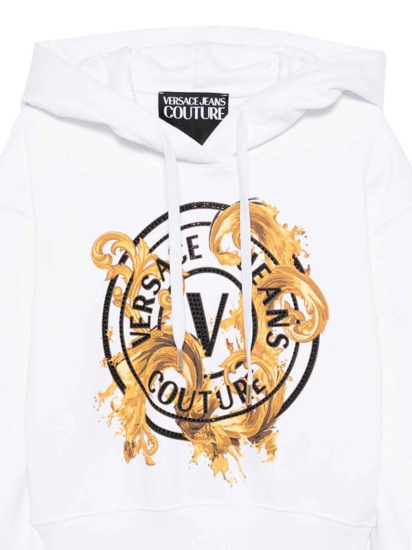 VERSACE JEANS: スウェット＆セーター online - スウェットシャツ/セーター - 白