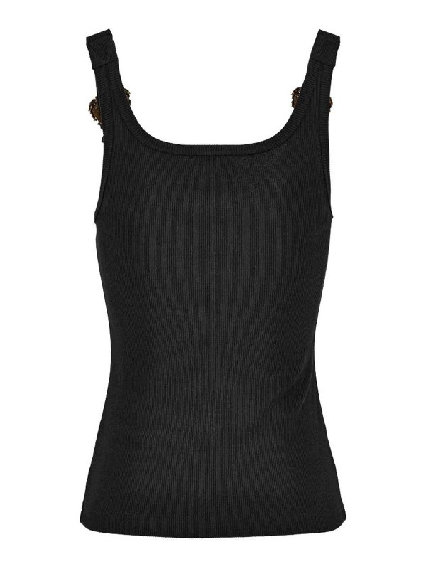 VERSACE JEANS: トップス＆タンクトップ online - トップ/タンクトップ - 黒