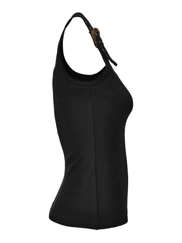 The Best Shops VERSACE JEANS: トップス＆タンクトップ - トップ/タンクトップ - 黒