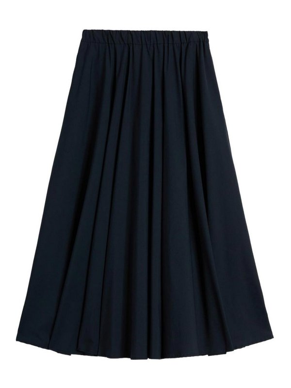 ASPESI: ニーレングススカート＆ミディ丈 - 膝丈/ミディスカート - ブルー