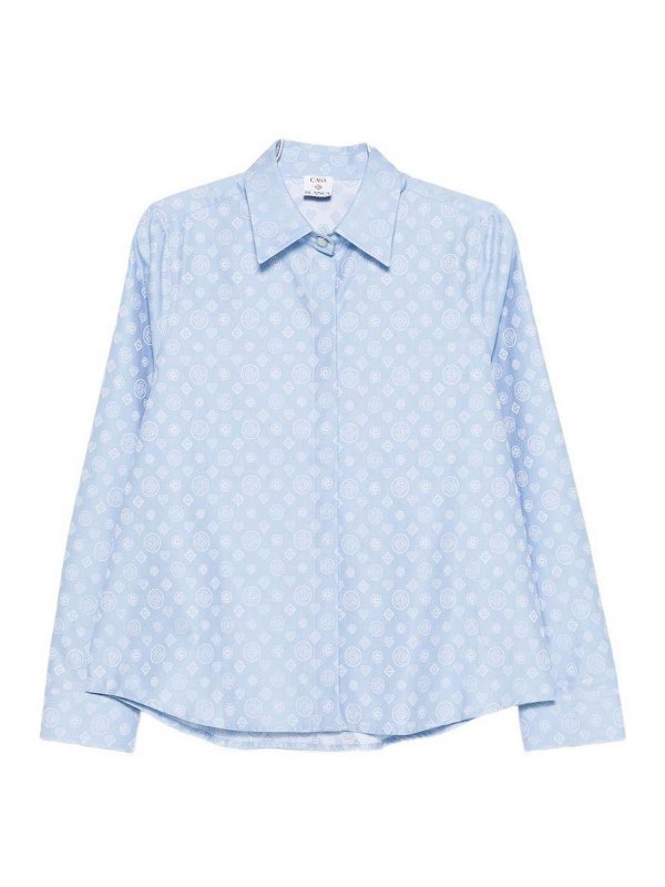 CASABLANCA: ベルボトムジーンズ - フレアジーンズ - ブルー