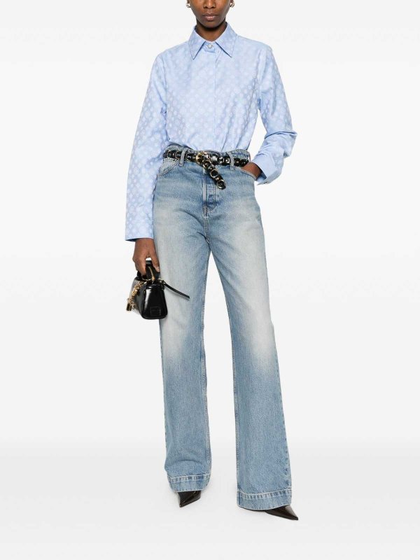 フレアジーンズ - ブルー Replica 
online: CASABLANCA