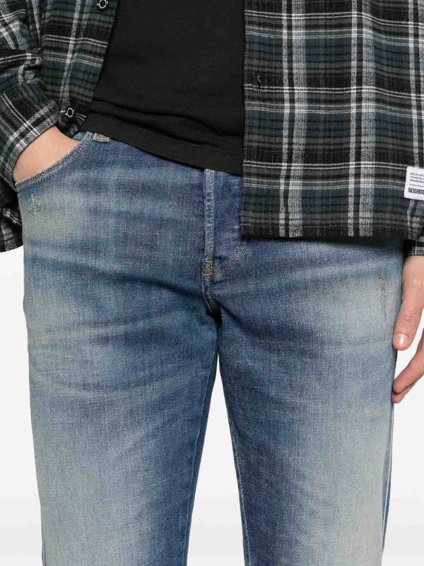 The Best Shops DIESEL: Straight Leg Jeans - Straight Leg Jeans - Blau