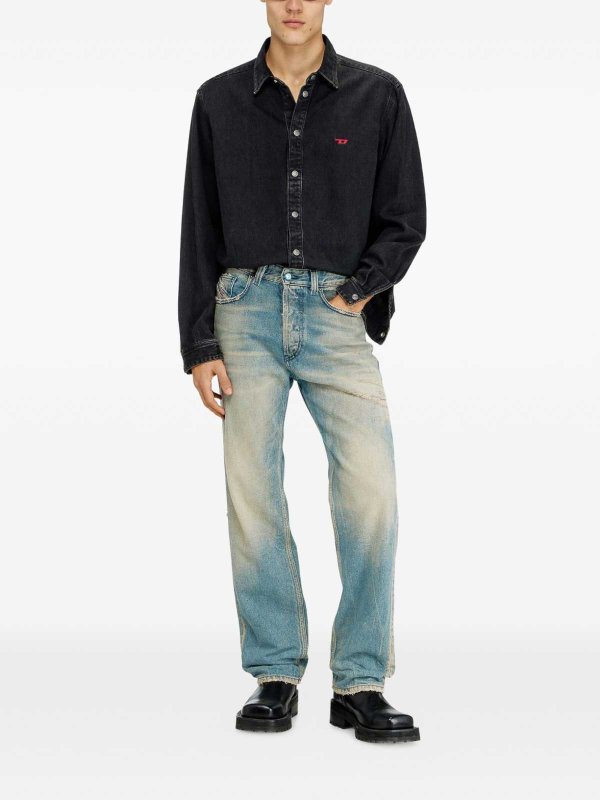 DIESEL: Straight Leg Jeans online - Straight Leg Jeans - Blau