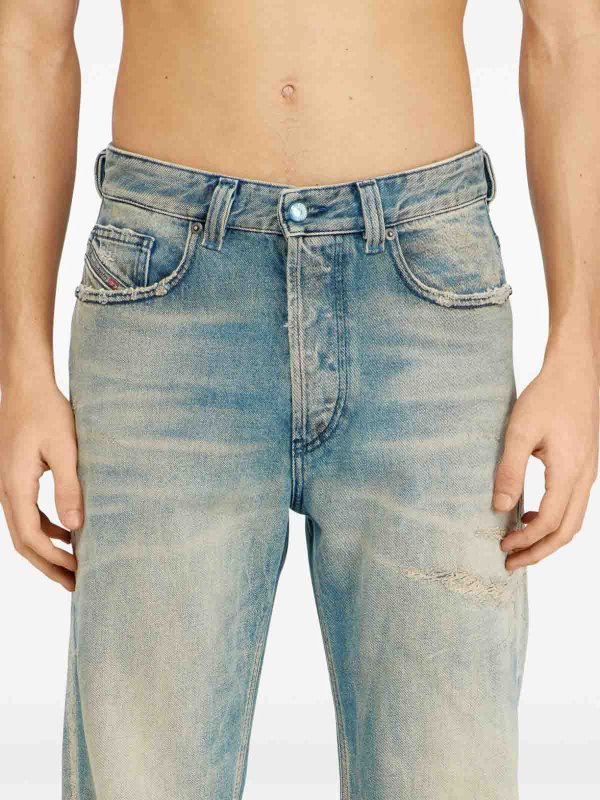 The Best Shops DIESEL: Straight Leg Jeans - Straight Leg Jeans - Blau