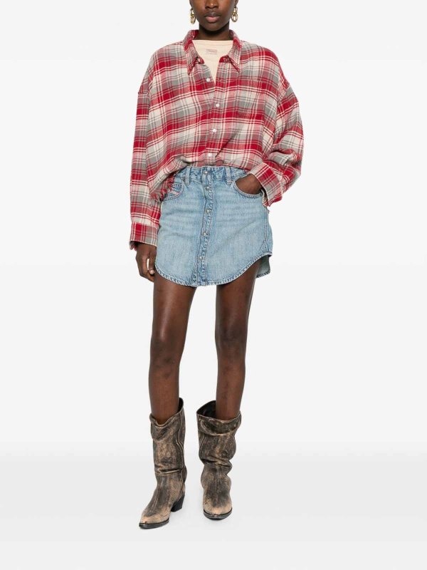 DIESEL: Minifaldas online - Minifalda - Azul