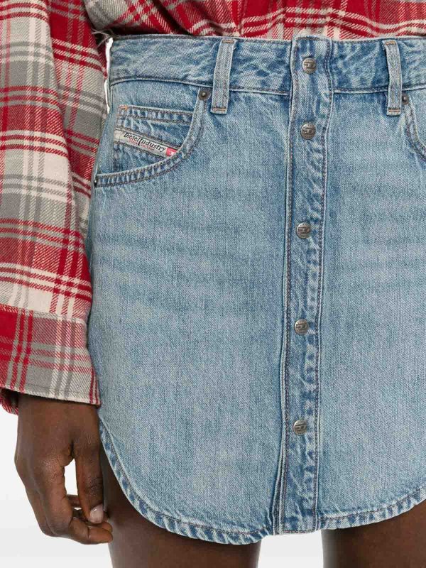 Minifalda - Azul shop online: DIESEL