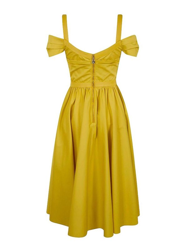 The Best Shops ELISABETTA FRANCHI: Robes - Jean Évasé - Jaune