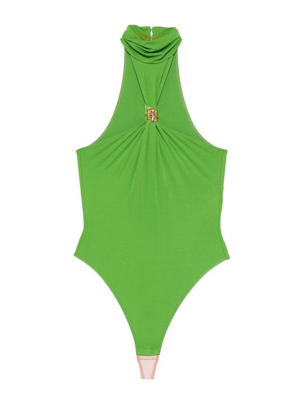 ELISABETTA FRANCHI: Tops & Débardeurs - Top - Vert