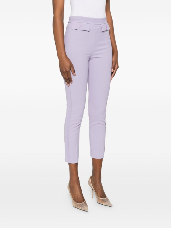 ELISABETTA FRANCHI: テーラードトラウザー online - テーラードパンツ - メタル