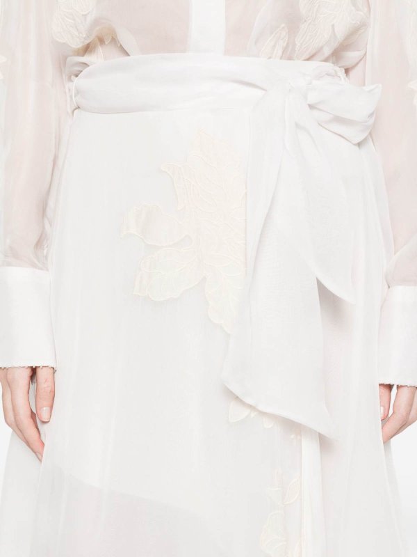 FORTE FORTE: Jupes midi et au genou online - Jupe Midi - Blanc