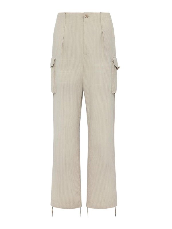 Maison Margiela: Pantalons casual - Pantalons Décontractés - Marron