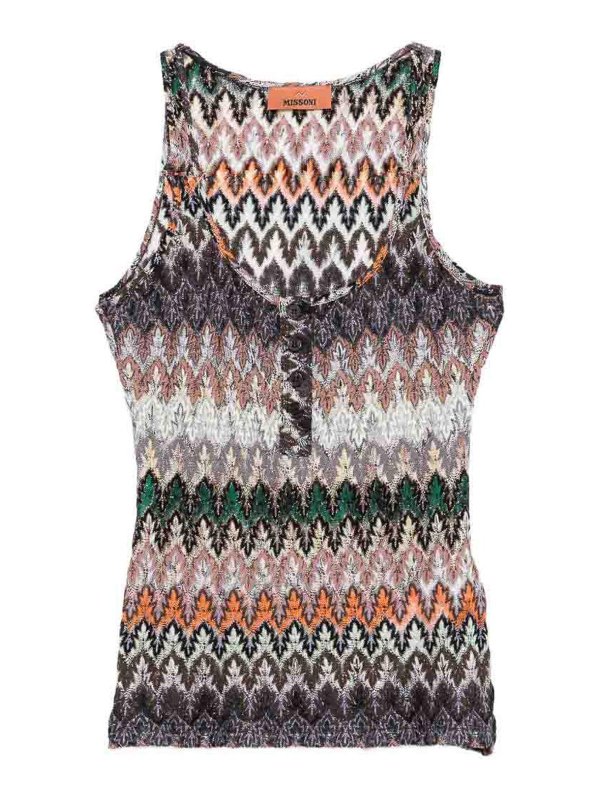 MISSONI: Tops y camisetas sin mangas - Top - Multicolor