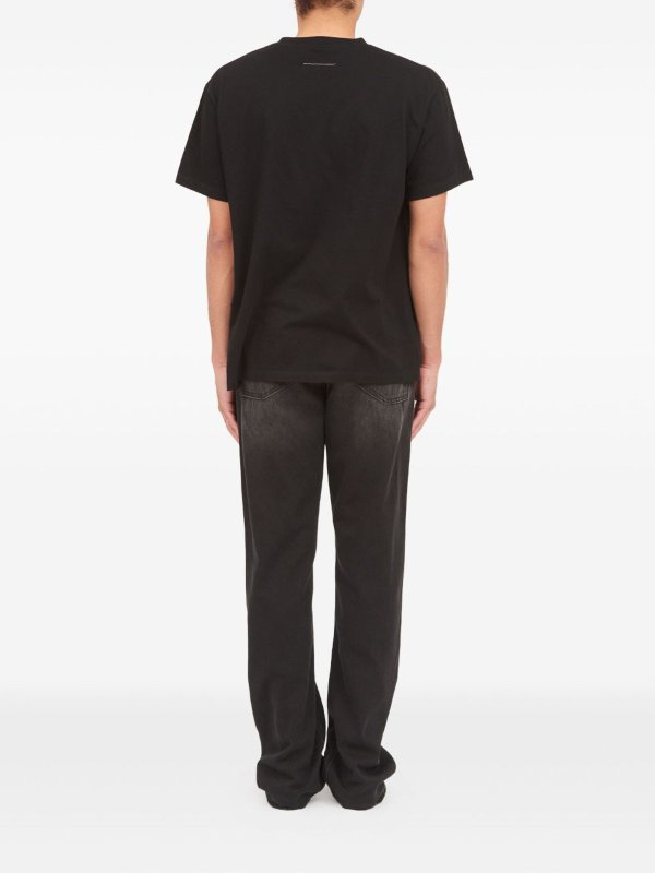 MM6 MAISON MARGIELA: T-shirts online - T-Shirt - Noir