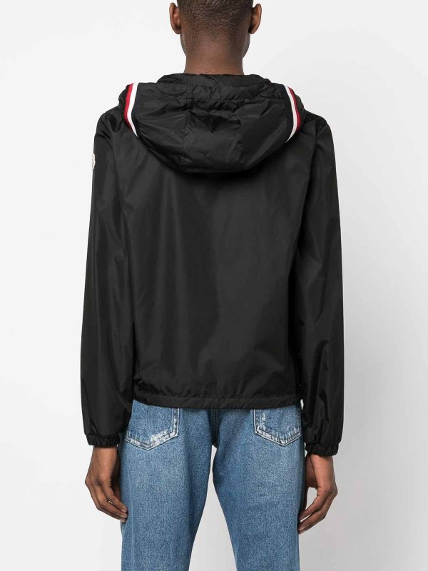 Windbreaker In Black Hooded Replica 
online: MONCLER
