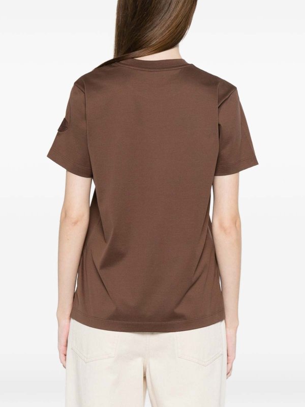 Tシャツ - ベージュ shop online: MONCLER