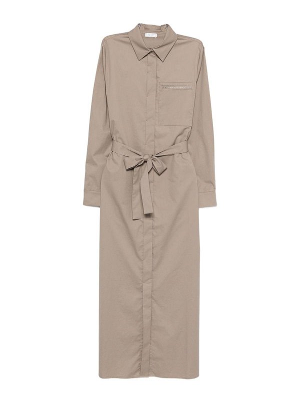 PESERICO: Robe longueur genou - Robe Au Genou - Marron