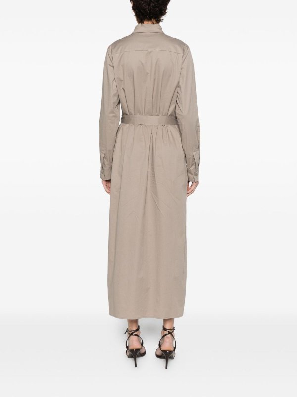 The Best Shops PESERICO: Robe longueur genou - Robe Au Genou - Marron